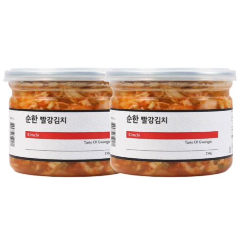 [베리쿡] 아기김치 2종 빨강김치 + 빨강김치 세트, 1개