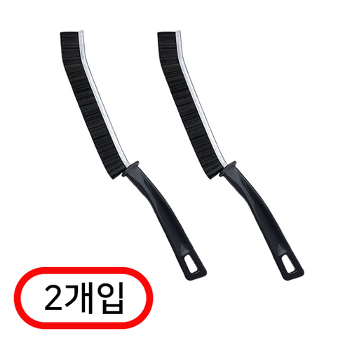 더라프 다용도 틈새 브러쉬 초슬림 청소솔, 블랙, 2개 - 청소솔/스틱 | 쿠팡