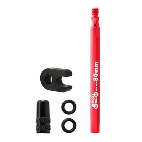 산악 자전거 도로 자전거 MTB 튜브 타이어용 자전거 프레스타 밸브 익스텐더, 1pc 빨간색 80mm, 60mm 80mm., 알루미늄 합금