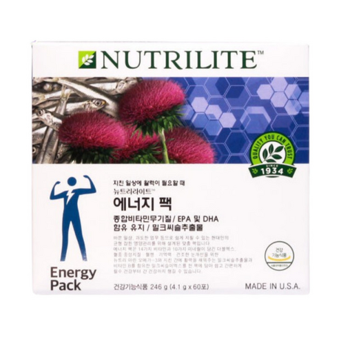 암웨이 에너지팩 (60팩, 30일분) / 맨즈팩