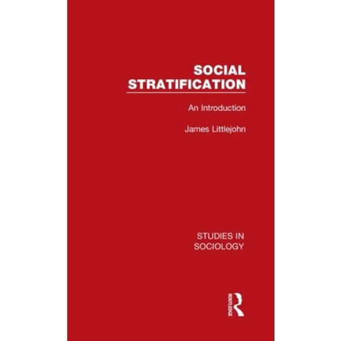(영문도서) Social Stratification: An Introduction Hardcover, Routledge, English, 9781032100326