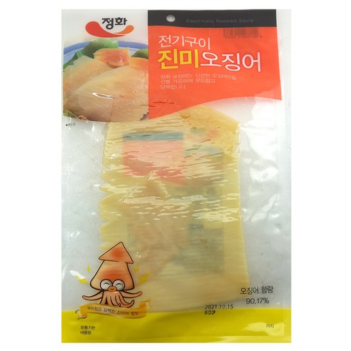 정화식품 전기구이진미오징어 55g, 55g(1개), 1개