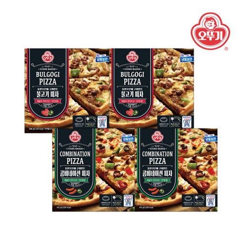 오뚜기 콤비 피자 415g 2개+불고기 피자 396g 2개