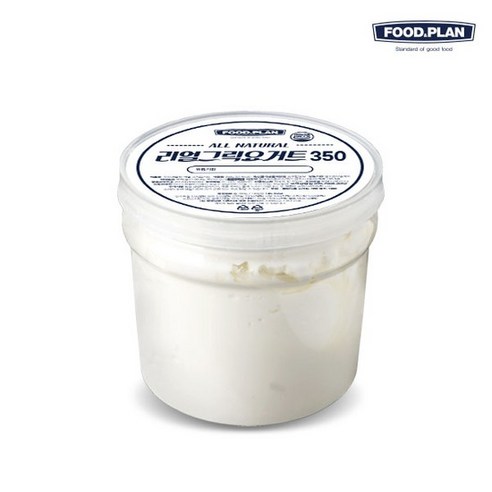 [푸드앤플랜] 리얼 꾸덕 그릭요거트 플레인 350g, 3개, 3개, 1개