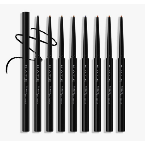 케이트 핏 레어 젤 펜슬 N 아이라이너 0.08g, PU-1 모브 퍼플, 2개