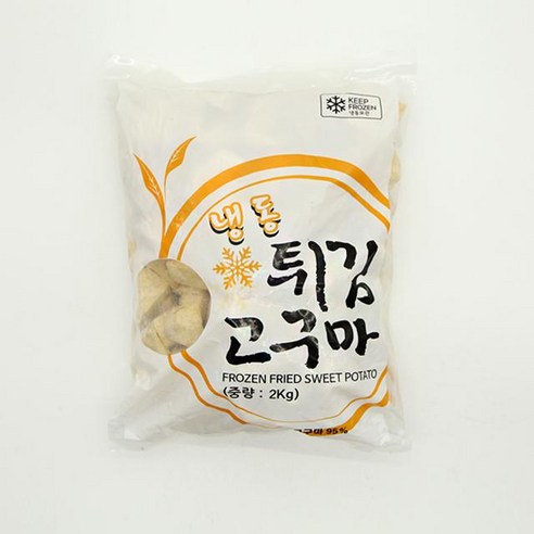 중국산 팜유 유탕고구마 1kg 간편냉동 튀김용 고구마, 1개