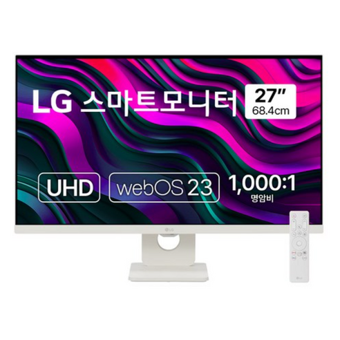 LG전자 4K UHD 스마트 모니터, 27SR73U, 68.4cm