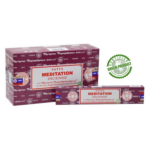 사티아 스틱 인센스 15g x 12p, 메디테이션