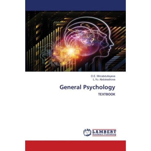 General Psychology Paperback, LAP Lambert Academic Publis..., English, 9786202685917