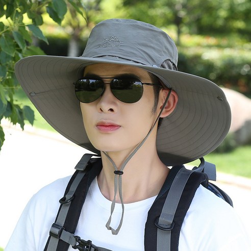 DFMEI 봄여름 프리미엄 벙거지 남 자외선 차단 대야모자 야외 등산 모자 래쉬가드 워터프루프, DFMEI 연한 군록색