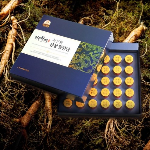 허준할매 최정원 산삼 녹용 원용 침향단 + 쇼핑백, 30개, 4g