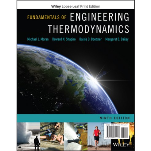 (영문도서) Fundamentals of Engineering Thermodynamics Loose Leaf, Wiley, English, 9781119721437