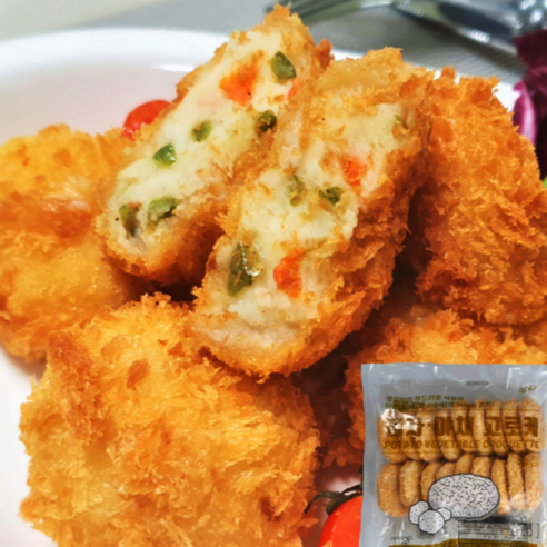 인생건어물 튀김 감자 야채고로케 리뷰 고로케