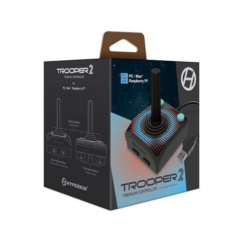 Hyperkin Trooper 2 PREMIUM 프리미엄 USB Game ContROLLER 롤러 for PC Mac Linux ...