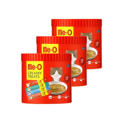 브랜드없음 미오크리미 버라이어티 120p x 3 고양이간식, 선택완료, 단품없음