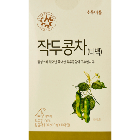 초록마을 작두콩차, 1개, 10개입, 10g