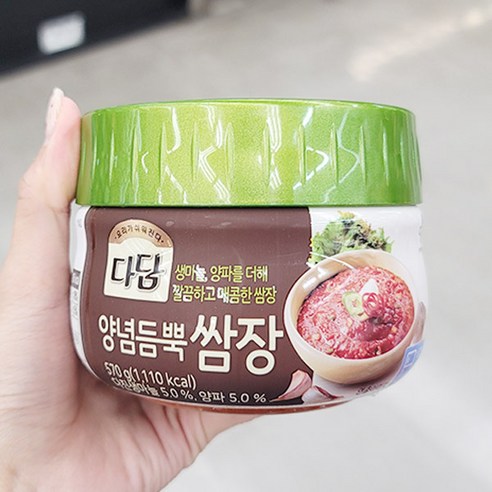 CJ 다담 양념듬뿍 쌈장 570g, 2개