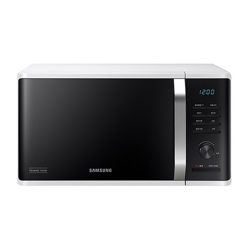 삼성 전자레인지 세라믹 버튼식 23L 화이트