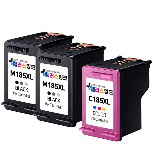 삼성 INK-M185 INK-C185 1세트 3배 대용량 SL-J1680 J1683 J1685 SL-J1780W J1780DW J1785W 호환잉크, 03. 3배 대용량 재생잉크세트 [검정2개+컬러1개]