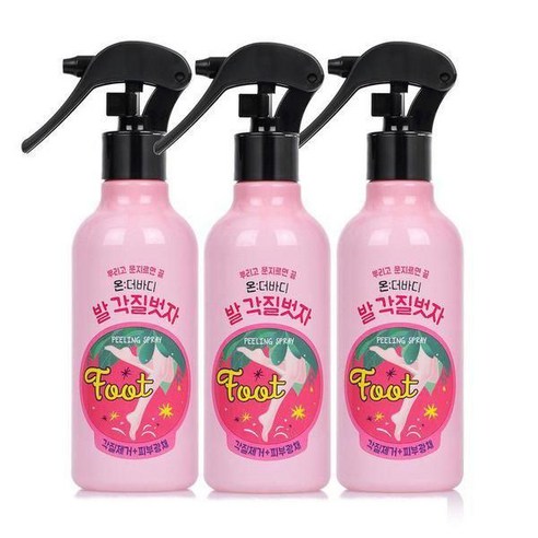 온더바디 풋필링 스프레이 240ml, 3개