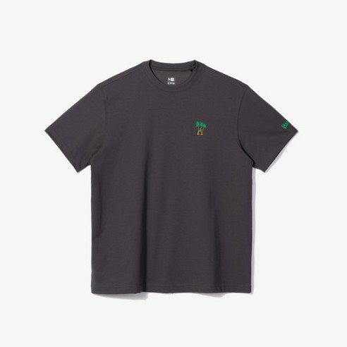 뉴에라 공식스토어 (스타필드 하남) 시즈널 하와이 팜트리 티셔츠 다크 그레이