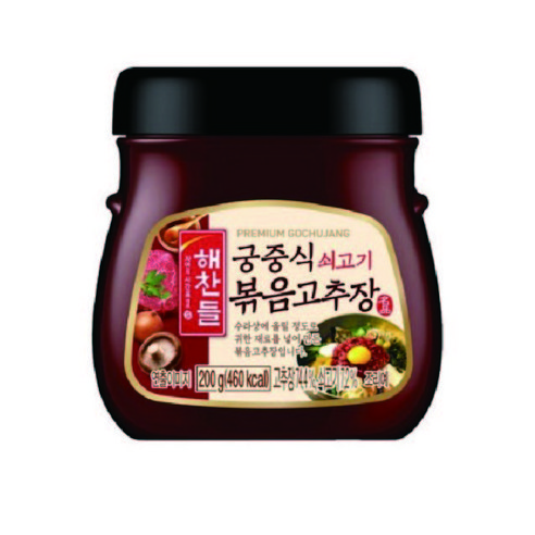 해찬들 궁중식 쇠고기 볶음고추장, 500g, 3개