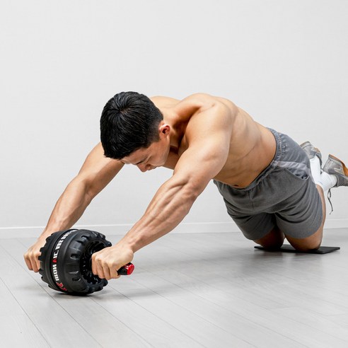 효율적인 복근 운동을 위한 아이언빅 무소음 AB슬라이드