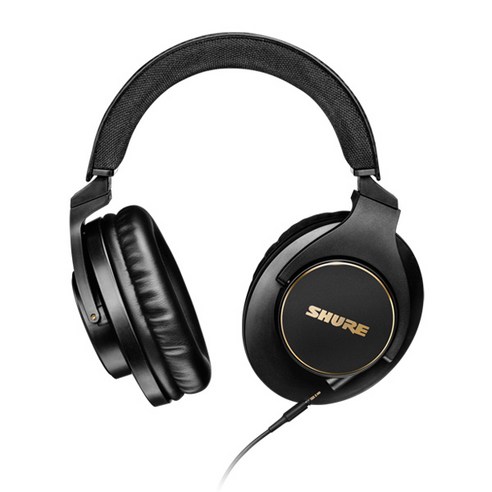 슈어 프로페셔널 스튜디오 헤드폰, SRH840A, 블랙