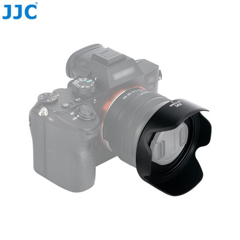 JJC ﻿소니 FE 28-60 F4-5.6 렌즈 후드 꽃무늬형 A7C2, LH-S2860, 1개