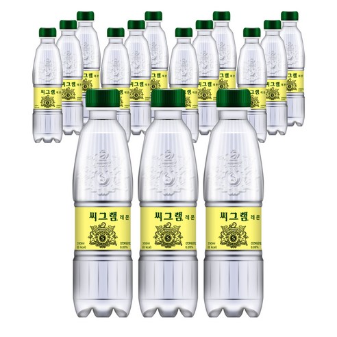 [메리박스] 씨그램 탄산수 레몬 350ml, 15개