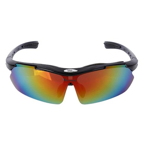 Polarized Cycling Glasses 스포츠 낚시 UV400 선글라스 고글, 블랙, 16cm, PC 폴리 카보네이트