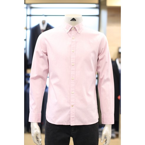 코오롱 브렌우드 24년 S/S 봄상품 essentials 솔리드 베이직 캐주얼셔츠 BISAX111PIX [무료 배송상품]