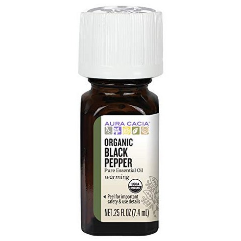아우라카시아 퓨어 에센셜 오일, 7.4ml, Black Pepper