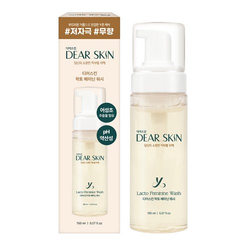 디어스킨 락토 페미닌 워시, 3개, 150ml