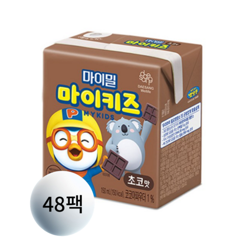 마이키즈 초코맛, 150ml, 48개