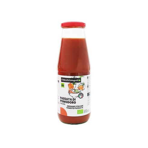 일뉴트리멘토 유기농 파사타 포모도리 토마토 퓨레 소스, 1개, 700g