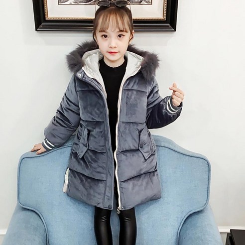 칠나무 여아 아동 주니어 롱 패딩 점퍼 자켓 아우터 8