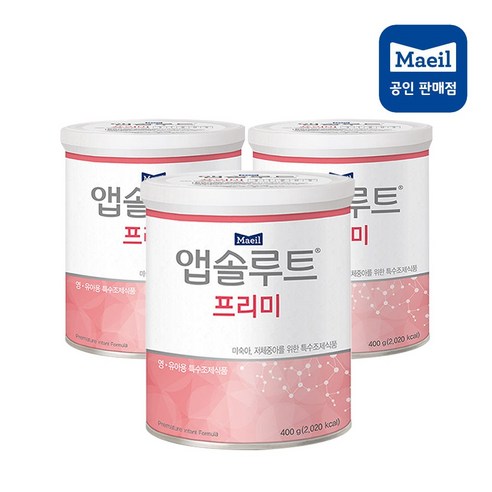 매일유업 앱솔루트 프리미 분유, 400g, 8개