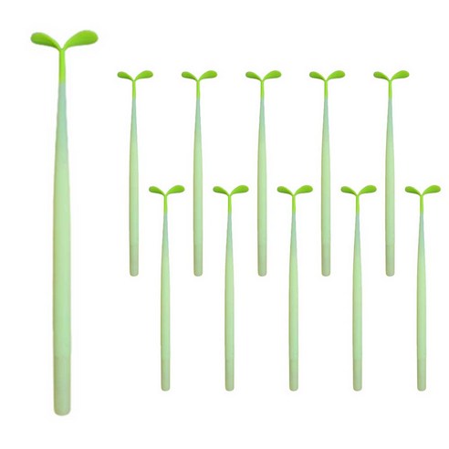 [오케이나우ㅣ인기상품] 귀여움과 실용성이 조화를 이룬 새싹펜 실리콘 젤리펜 [OKNOWㅣ추천상품]