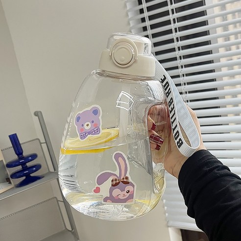 【휴대용 물병】물 컵 대용량 톤 배럴 여성 높은 외관 및 고온 저항 남성용 피트니스 주전자 대형 물병 마시는, 색깔23