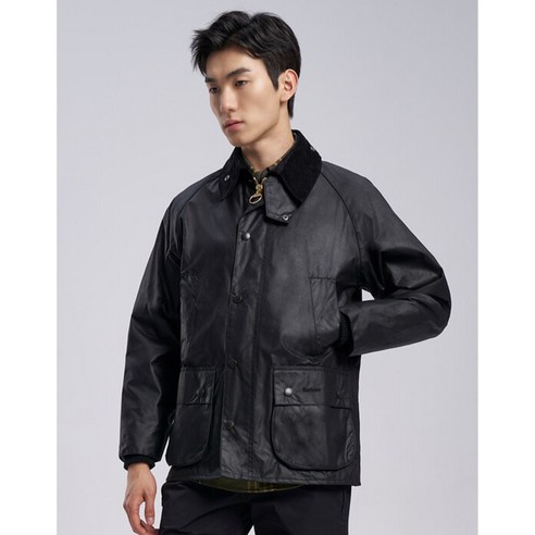 [Barbour] 남성 블랙 Bedale Wax 자켓 (URJA4E018BK)