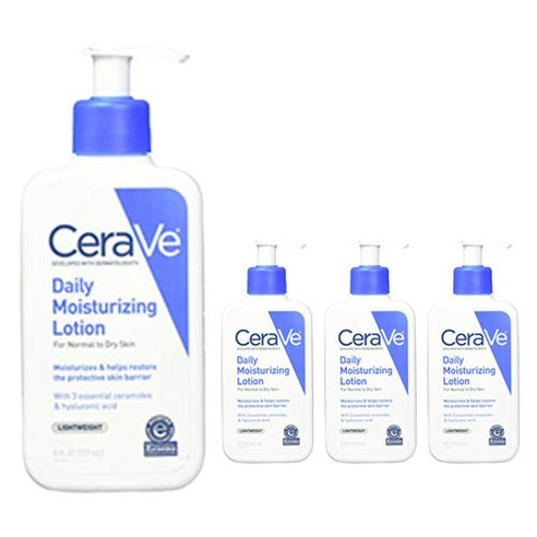 세라비 모이스처라이징 로션, 237ml, 4개