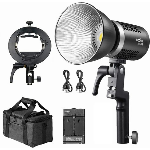 [Godox Godox ML60 LED 60W 5600K CRI96 TLCI97 16 32 99ID 8 FX Godox S2 S (ml60 ] 정규 대리점]