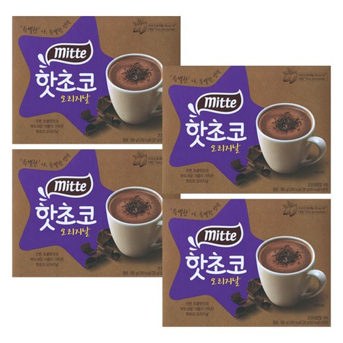 미떼 핫초코 오리지날 분말, 4개, 300g