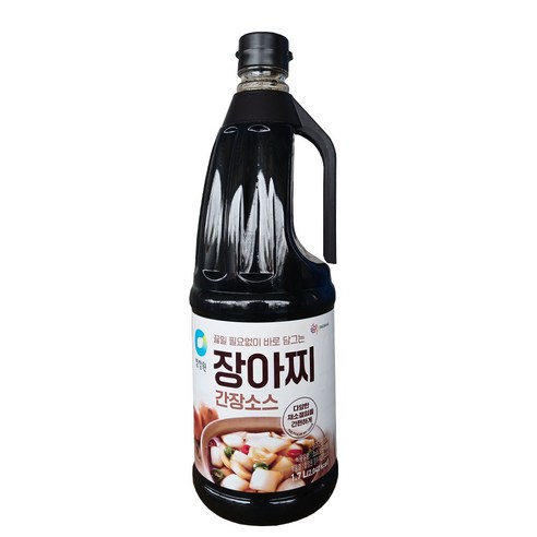 청정원 장아찌 간장소스 유통기한임박할인상품 유통기한 24.9.12까지, 1개, 1.7L