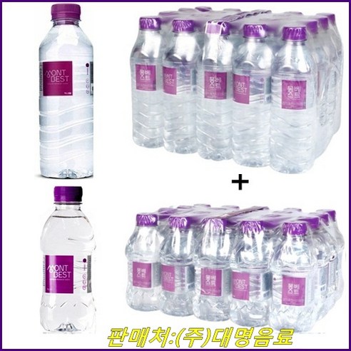 몽베스트 생수, 500ml, 20개