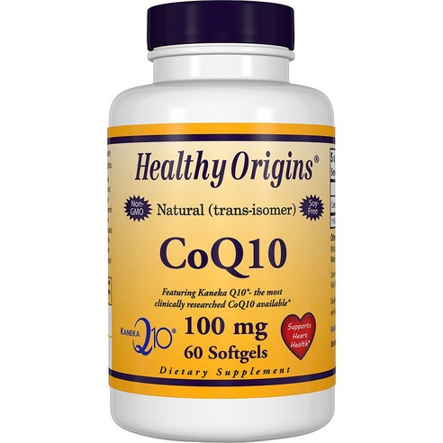 헬시오리진스 CoQ10 100mg 소프트젤 글루텐 프리 무설탕, 30정, 1개