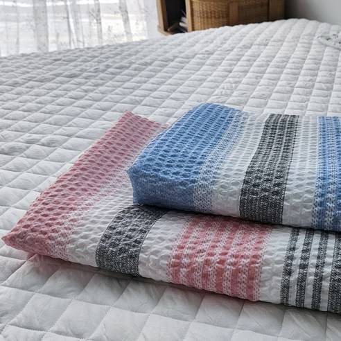 여름이불 추천 상품마샤홈 시원한 여름 시어서커 홑이불 제품 사진