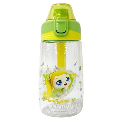 캐치티니핑 새콤달콤 캐치 티니핑 원터치 손잡이 아동용물병 새콤핑, 혼합색상, 500ml, 1개