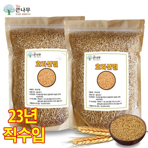 The큰나무 터키산 호라산밀, 800g, 2팩